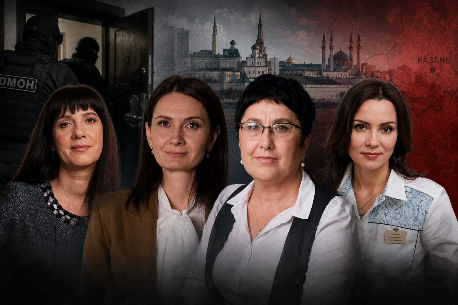 Четыре казанские гражданские активистки, связанные с протестами против биометрии в школах